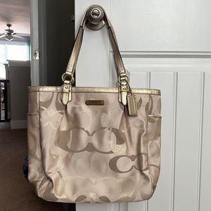 Used Coach Good Metallic Purse No. C1261-F19675.